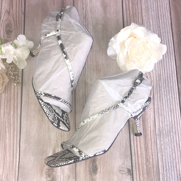 Marc FIsher Snakeskin Leather Sandals 8.5M - Picture 7 of 8